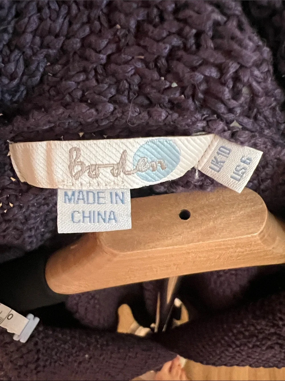 Boden Knit Button-Up Cardigan - Deep Plum Womens 6
